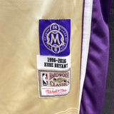 NWT Mens HARDWOOD CLASSICS Hall of Fame LA Lakers Kobe Bryant NBA Jersey Sz L