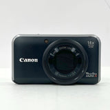 Canon PowerShot SX210 IS Black Digital Camera 14x Zoom 5.0-70.0mm Lens - TESTED