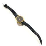 Movado Museum Women's Black Dial Black Leather Band Watch 87-25-832 (Untested)