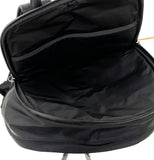 Italic Black Canvas & Leather Backpack