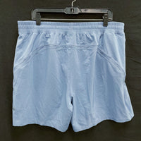Mens LULULEMON Dusty Blue Pace Breaker Linerless Athletic Running Shorts Sz XXL