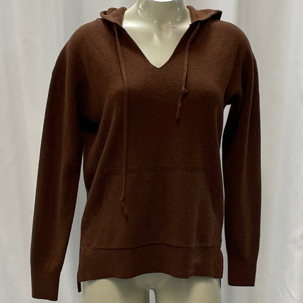 Wmns Daily Ritual/Anthropologie Brown Hoodie Sweater Sz XS