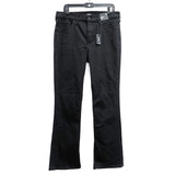 NWT Wmns EXPRESS Black Denim Skyscraper Mid Rise Jeans Sz 14S MSRP$80