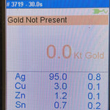 Sterling Silver Sz. 6 Abstract-Style 3-Stone Amber Ring, 5.55g