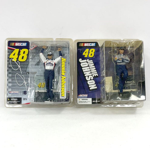NASCAR Jimmie Johnson Action McFarlane Figures Series 4 & 6 - New in Packaging