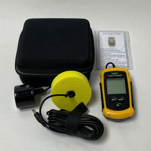 Lucky Kayak Portable Fish Depth Finder w/ Probe-TESTED