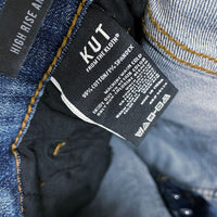 NWT Wmns KUT BY THE KLOTH Blue Denim Donna High Rise Skinny Ankle Jeans Sz 16