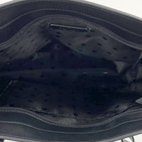 Kate Spade Black Saffiano PVC Brynn Tote w/ Bow Detail
