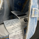 NWT Wmns LEVI'S 100% Cotton 501 Blue Denim Cut Off High Rise Jean Shorts Sz 26