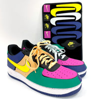 Nike Air Force 1/1 Multi Customizable Sneakers w/ Velcro Patch Sheet M11.5