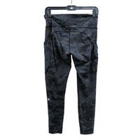 Wmns LULULEMON Black Camo Fast Free Tight II Nulux Athletic Leggings Sz 8