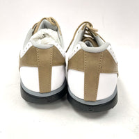 Footjoy Women's Sz 8.5 White Tan eMerge Golf Shoes w/Box