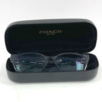 Coach HC6120 Transparent Navy Cat Eye Eyeglasses for FRAMES w/ Case