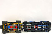 2 Constructed LEGO Technic Vehicles; 42122 Jeep Wrangler 42123 McLaren Senna GTR