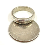 Sterling Silver Simple 4.3mm Band Ring Size 5.5, 4.59g