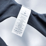 Wmns LULULEMON Black Tie Around Padded Athletic Bra Top Sz M