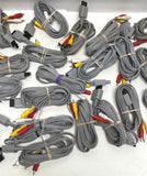 35pc Nintendo Wii OEM AV Cable Lot - untested