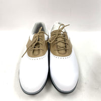 Footjoy Women's Sz 8.5 White Tan eMerge Golf Shoes w/Box
