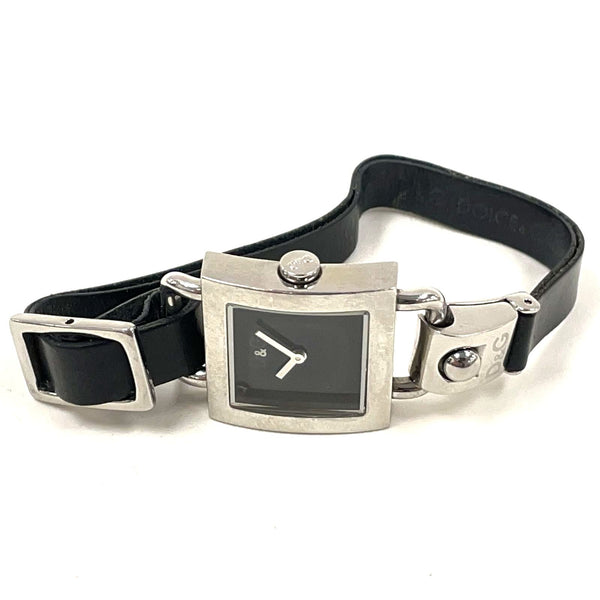 VINTAGE D&G DOLCE&GABBANA LOCK SHAPE CASE QUARTZ WOMEN