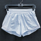 Wmns LULULEMON Light Blue Hotty Hot Athletic Running Shorts Sz 10