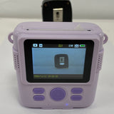 DIY Instant Digital Camera Model ABS-681 Lilac Purple - TESTED