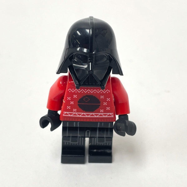 LEGO Star Wars Minifigure; Darth Vader - Red Christmas Sweater with Death Star