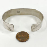 Sterling Silver E. Kee Signed Turquoise Southwestern Cuff Bracelet, 31.74g