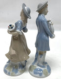 Pair of Pales Si Porcelain Figures Made in Spain