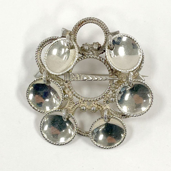 Sterling Silver Norwegian Solje Disc Shawl Pin/Brooch, 13.00g