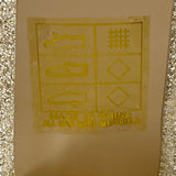 J. Adams Jolie Gold Glitter Closed-Toe High Heeled Pumps Women's Sz 7.5