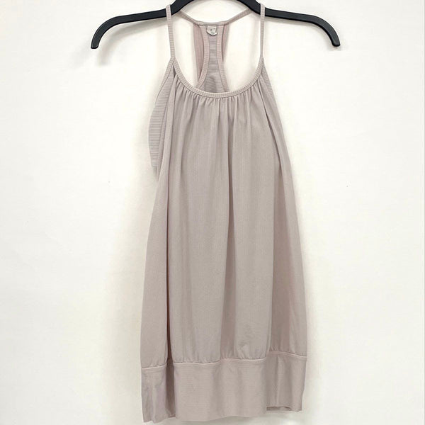Lululemon Light Pink Tank Top w Built in Sports Bra Women’s Sz 6