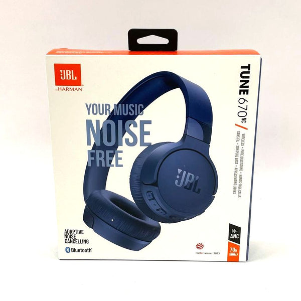 JBL TUNE 670 NC Wireless On-Ear Noise Cancelling Headphones in Box - TESTED
