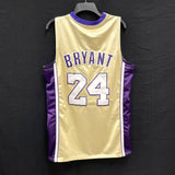 NWT Mens HARDWOOD CLASSICS Hall of Fame LA Lakers Kobe Bryant NBA Jersey Sz L