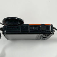 Nikon COOLPIX AW100 16MP Orange Waterproof Digital Camera - TESTED