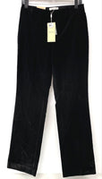 NWT Part Two BirdiePW Classic Fit Black Velvet Bootcut Pants Sz 34