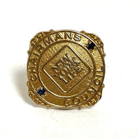 10K Yellow Gold Chairmans Council Recognition Tie Pin, 2.41g