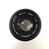 Olympus OM-System Zuiko Auto-S 50mm 1:1.8 with UV Leans and Cap