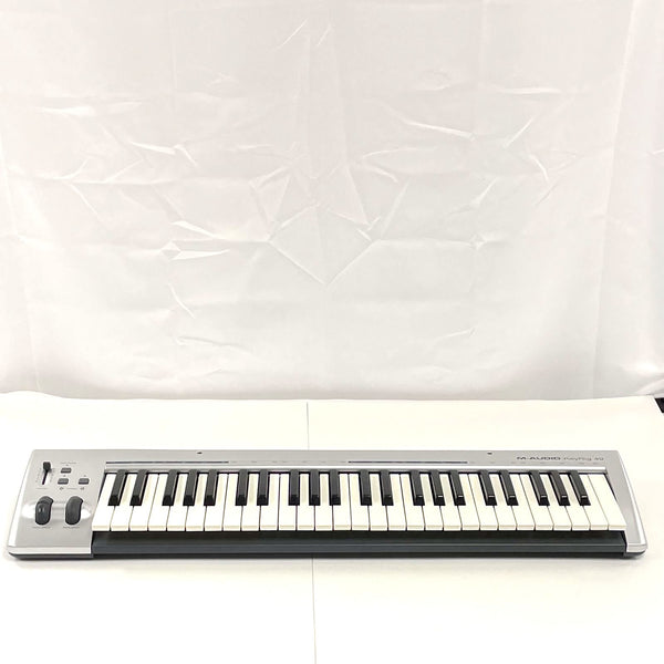M-Audio KeyRig 49 49-Key USB MIDI Keyboard Controller-Power Tested/Working