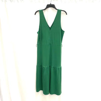 Women's Banana Republic Green Sleeveless Dress, Size M, 46" Length, NWT