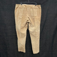 Wmns 90s Vintage VENEZIA JEANS Tan Genuine Suede Leather Pants Sz 20