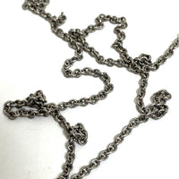 18" Sterling Silver 2.4mm Cable Link Chain Necklace, 5.94g