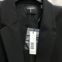 NWT Wmns TAHARI Black Lapel Single Button Blazer Jacket Sz 14