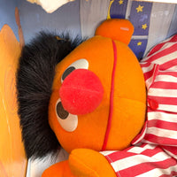 VNTG NOS Tyco Sesame Street Sing & Snore Talking Ernie Stuffed Doll