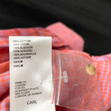 NWT Wmns Seen Worn Kept ANTHROPOLOGIE Pink Purple Plaid Button Up Shirt Sz 6