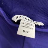 NWT Wmns ATHLETA Purple Brooklyn Lined Athletic Active Pants Sz 0 MSRP$109