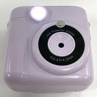 DIY Instant Digital Camera Model ABS-681 Lilac Purple - TESTED